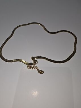 Gold Tone Choker - Unbranded